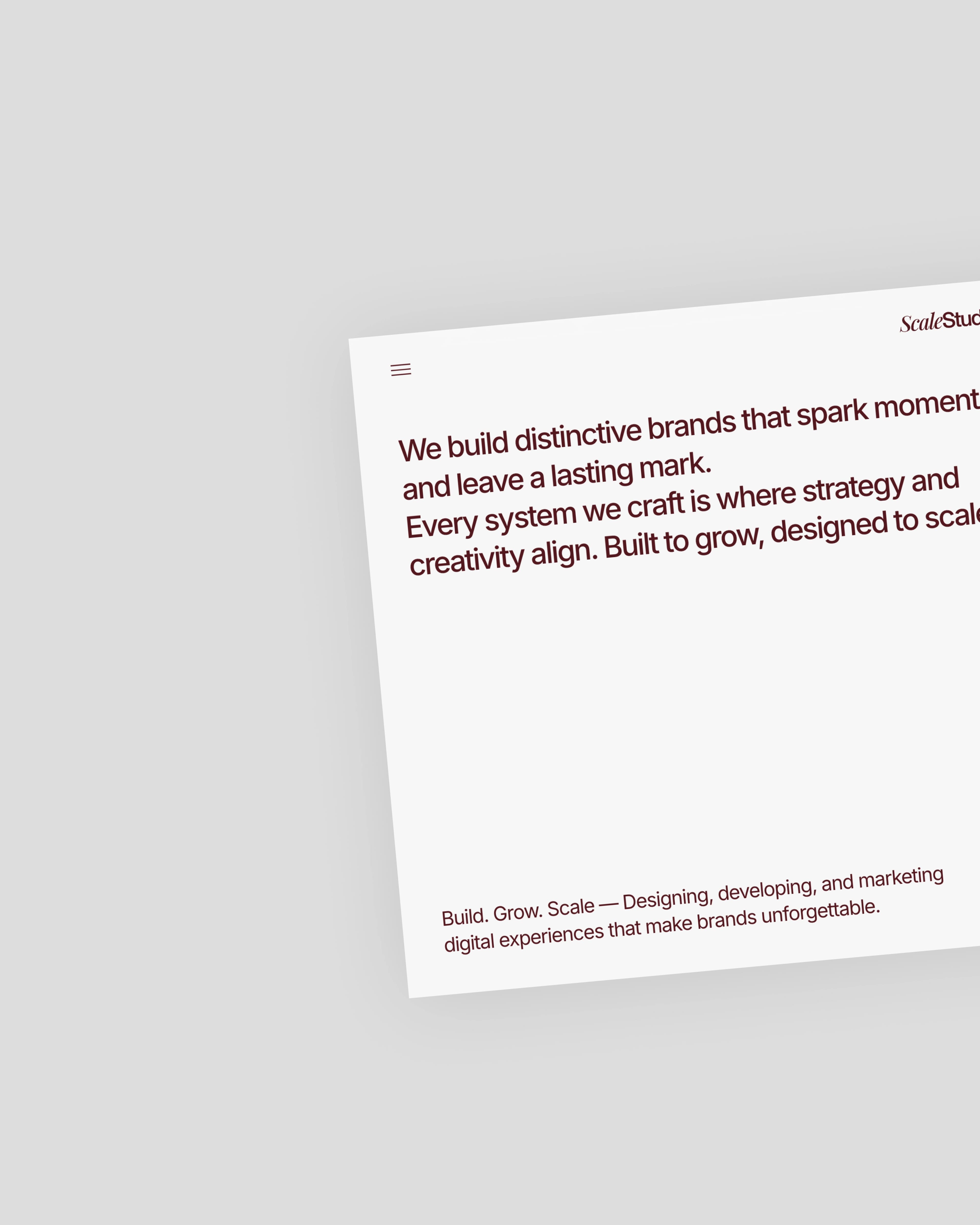 Scale Studios case study screenshot 3