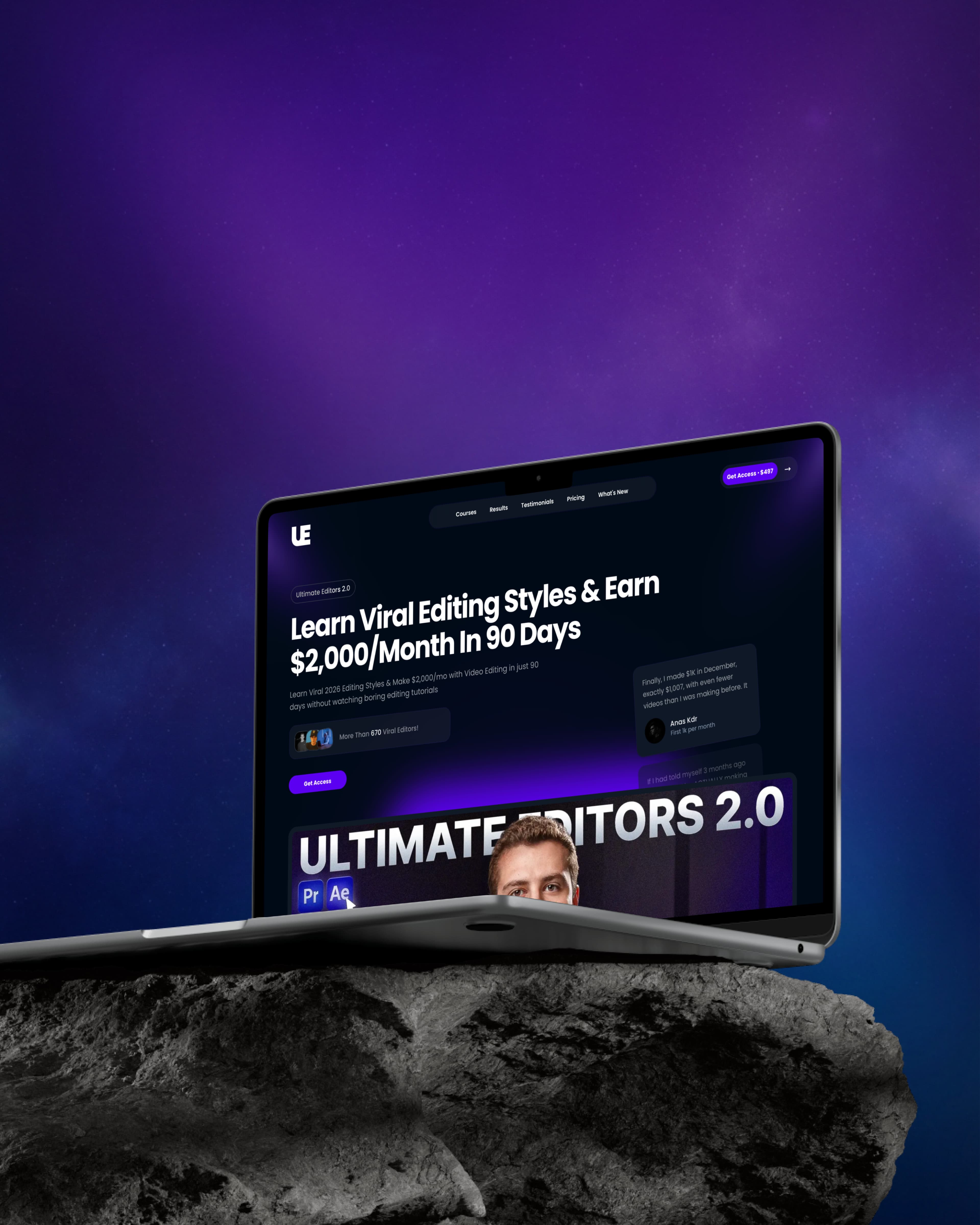 Ultimate Editors portfolio preview